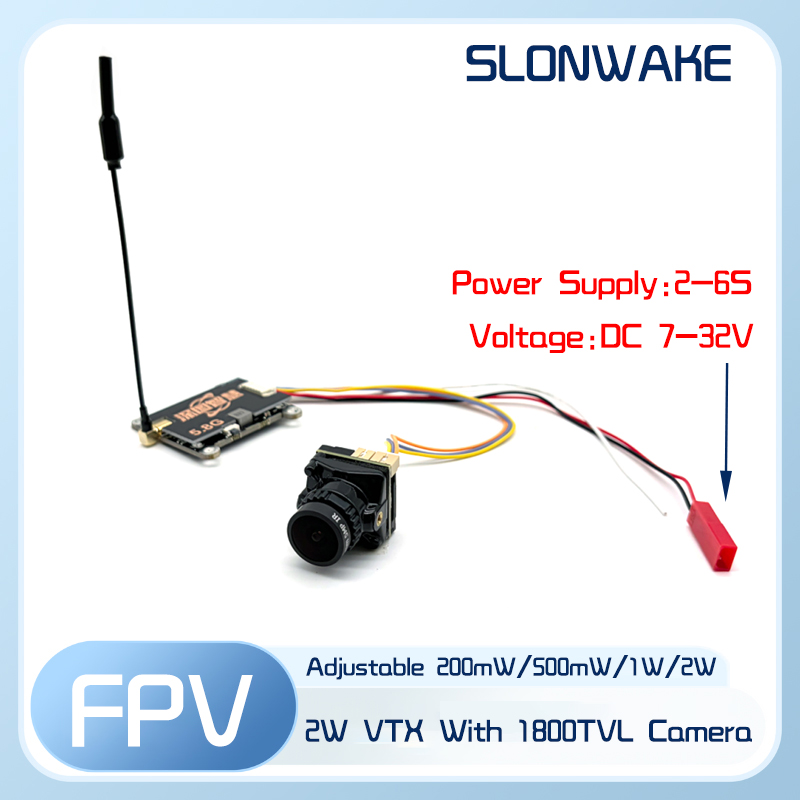 Nadajnik SLONWAKE 5.8G 56CH 2W – Fpv Drone Quadcopter recenzja i cena