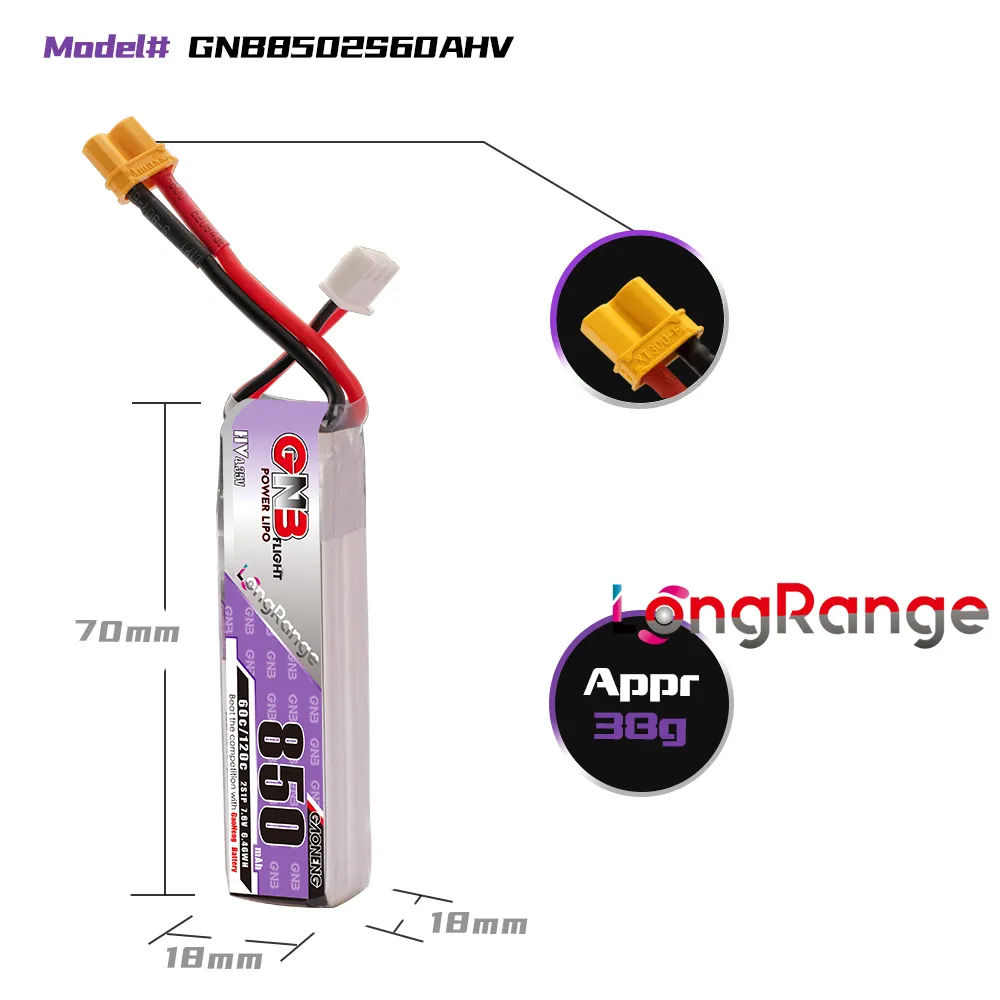 Akumulator LiPo GAONENG GNB 85 – Fpv Drone Kit recenzja i cena