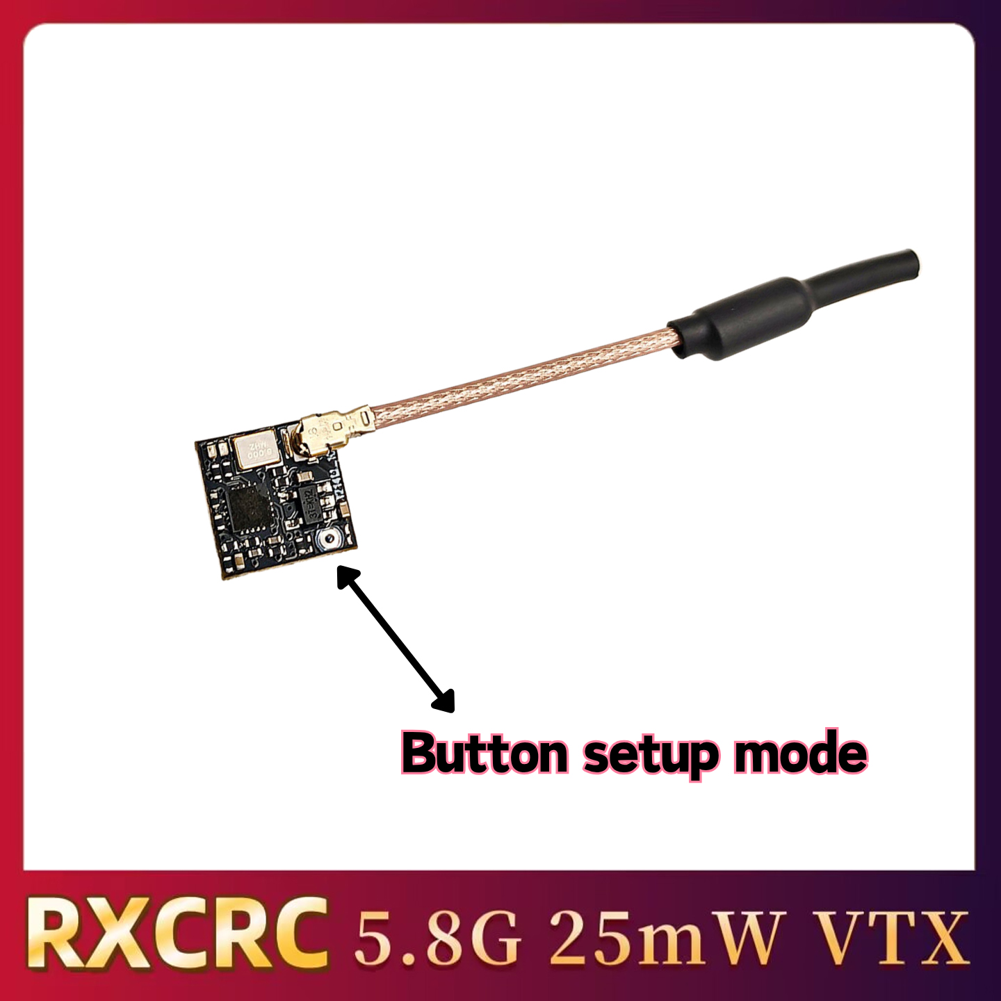 RXCRC 5.8GHz 48CH FPV 25mW Ana – Fpv Drone Receiver recenzja i cena